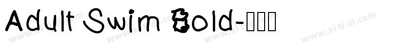 Adult Swim Bold字体转换